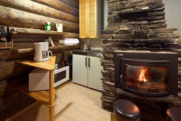 Фото номера Бревенчатый коттедж с сауной Отель Lapland Hotels Äkäshotelli г. Экясломполо 3